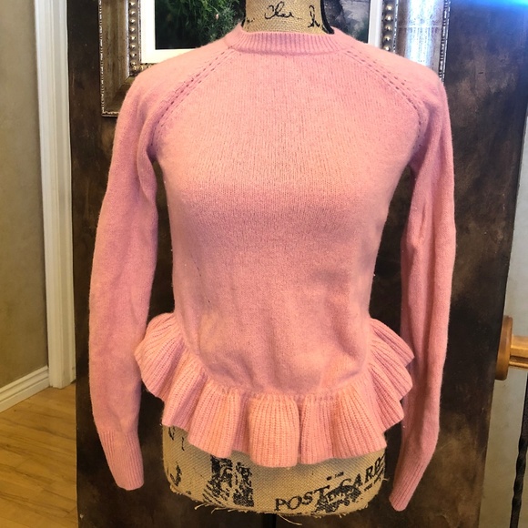 Ann Taylor Sweaters - Ann Taylor Sweater Wool Cashmere ruffle boutique